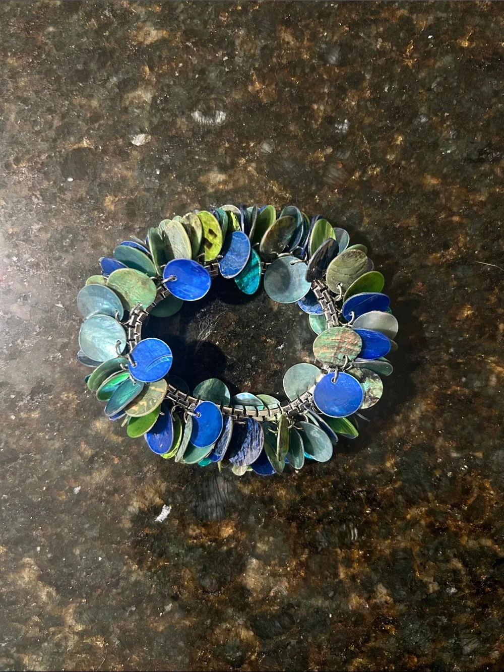 4 stretch bracelets and 1 stretch ring